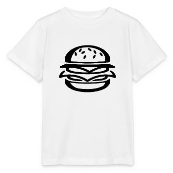 Hamburger Burger - Stanley/Stella Kinder T-Shirt MINI CREATOR  - Weiß - Vorne - Maike (125cm)