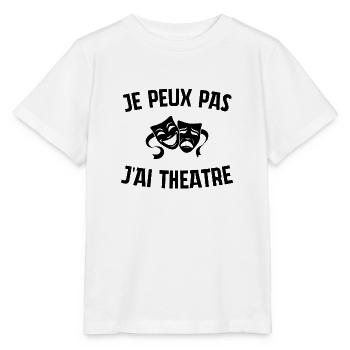Ich kann kein Theater haben - Stanley/Stella Kinder T-Shirt MINI CREATOR  - Weiß - Vorne - Maike (125cm)