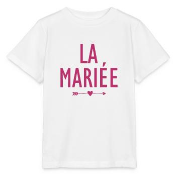 Die Braut - Stanley/Stella Kinder T-Shirt MINI CREATOR  - Weiß - Vorne - Maike (125cm)