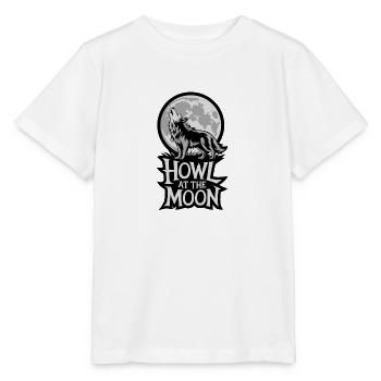 Full Moon – Howl at the Moon - Stanley/Stella MINI CREATOR Kids’ T-Shirt - white - Front - Maike (125cm)