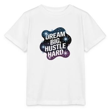 Rêver grand, se démener – Ciel nocturne - T-shirt bio MINI CREATOR Stanley/Stella Enfant - blanc - Devant - Maike (125cm)