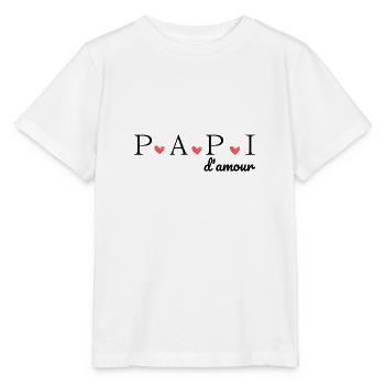 Opa der Liebe - Stanley/Stella Kinder T-Shirt MINI CREATOR  - Weiß - Vorne - Maike (125cm)