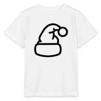 bonnet de noel - T-shirt bio MINI CREATOR Stanley/Stella Enfant - blanc - Devant - Maike (125cm)