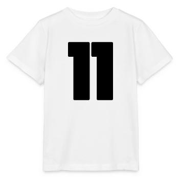 Numéro 11 Numéro Onze - T-shirt bio MINI CREATOR Stanley/Stella Enfant - blanc - Devant - Maike (125cm)