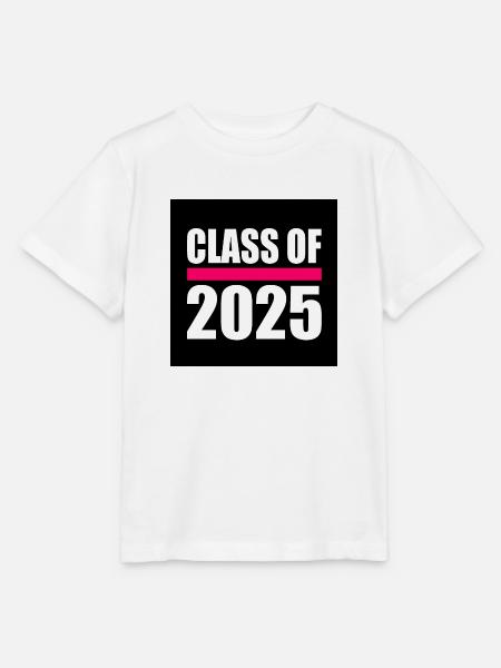 Class of 2025 - Stanley/Stella Kinder T-Shirt MINI CREATOR  - Weiß