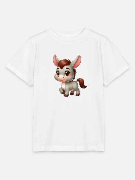 Esel 1 - Stanley/Stella Kinder T-Shirt MINI CREATOR - Weiß