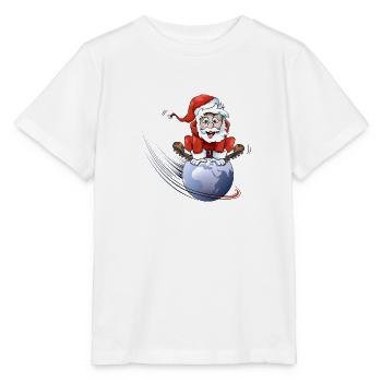 Santa Claus - Stanley/Stella MINI CREATOR Kids’ T-Shirt - white - Front - Maike (125cm)