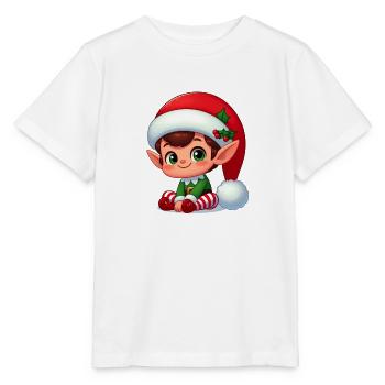 Elf 5 - Stanley/Stella MINI CREATOR Kids’ T-Shirt - white - Front - Maike (125cm)
