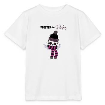 Squelette givré mais fabuleux - T-shirt bio MINI CREATOR Stanley/Stella Enfant - blanc - Devant - Maike (125cm)