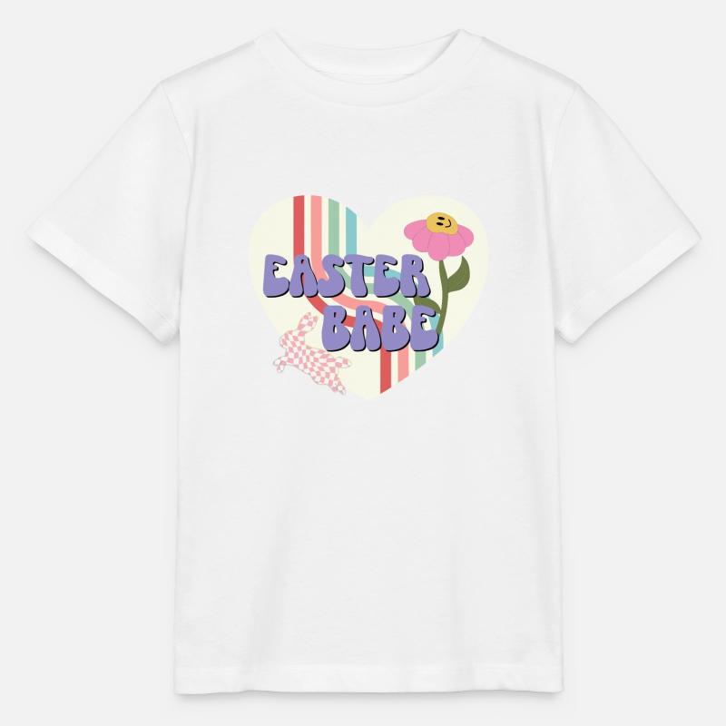 Easter Babe - Stanley/Stella MINI CREATOR Kids’ T-Shirt - white