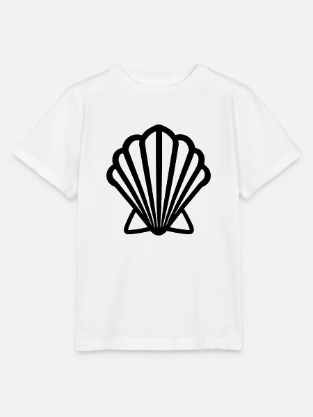 Muschel - Stanley/Stella Kinder T-Shirt MINI CREATOR  - Weiß