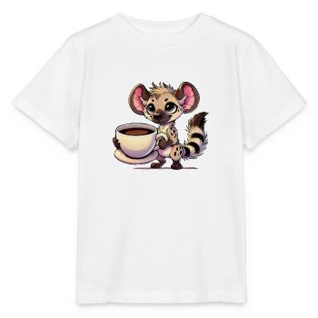 Hyène - T-shirt bio MINI CREATOR Stanley/Stella Enfant - blanc - Devant - Maike (125cm)