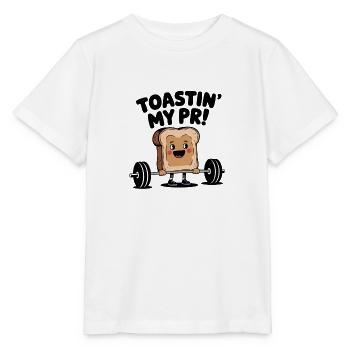 Porter un toast à mon pr - T-shirt bio MINI CREATOR Stanley/Stella Enfant - blanc - Devant - Maike (125cm)