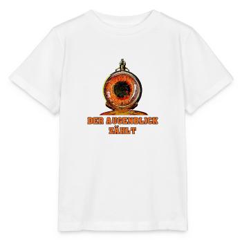 L’instant compte - T-shirt bio MINI CREATOR Stanley/Stella Enfant - blanc - Devant - Maike (125cm)
