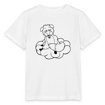 Fox On Cloud Tired Confused Dazed Crazy - Stanley/Stella MINI CREATOR Kids’ T-Shirt - white - Front - Maike (125cm)