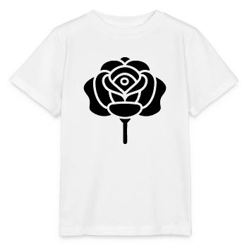 Pink Flower - Stanley/Stella MINI CREATOR Kids’ T-Shirt - white - Front - Maike (125cm)