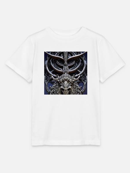 Minotaurus_Giger-Style - Stanley/Stella Kinder T-Shirt MINI CREATOR - Weiß