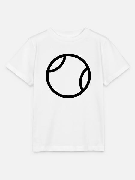 Tennisball - Stanley/Stella Kinder T-Shirt MINI CREATOR - Weiß