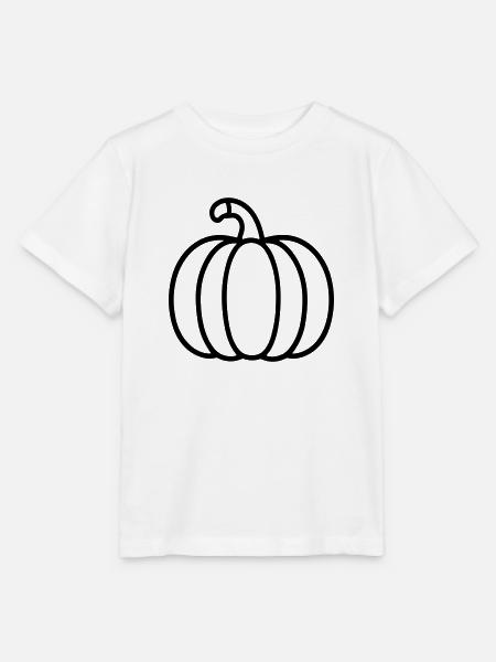 Kürbis - Stanley/Stella Kinder T-Shirt MINI CREATOR - Weiß