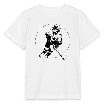 Hockey Player Team - Stanley/Stella MINI CREATOR Kids’ T-Shirt - white - Front - Maike (125cm)
