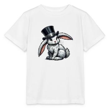 Cylindre de lapin - T-shirt bio MINI CREATOR Stanley/Stella Enfant - blanc - Devant - Maike (125cm)
