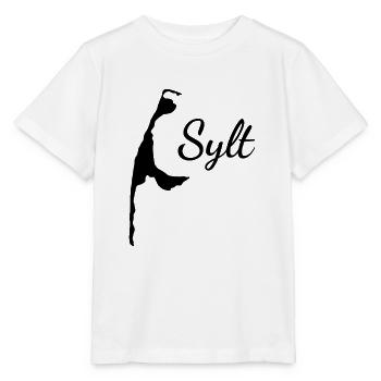 SYLT - T-shirt bio MINI CREATOR Stanley/Stella Enfant - blanc - Devant - Maike (125cm)