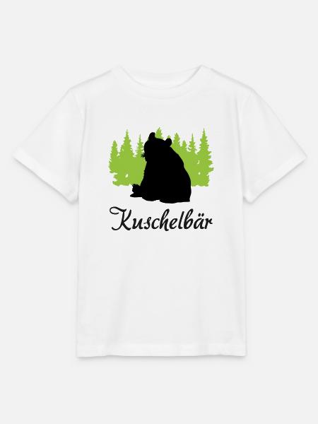 "Kuschelbär: Sanfte Stärke" - Stanley/Stella Kinder T-Shirt MINI CREATOR  - Weiß