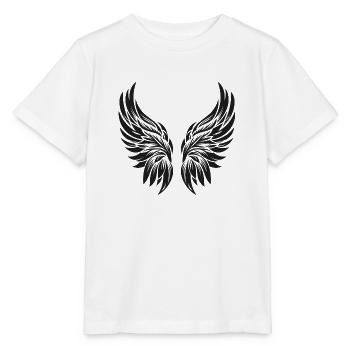Engelsflügel - Stanley/Stella Kinder T-Shirt MINI CREATOR  - Weiß - Vorne - Maike (125cm)