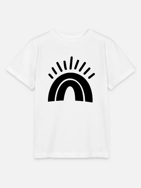 Regenbogen - Stanley/Stella Kinder T-Shirt MINI CREATOR - Weiß