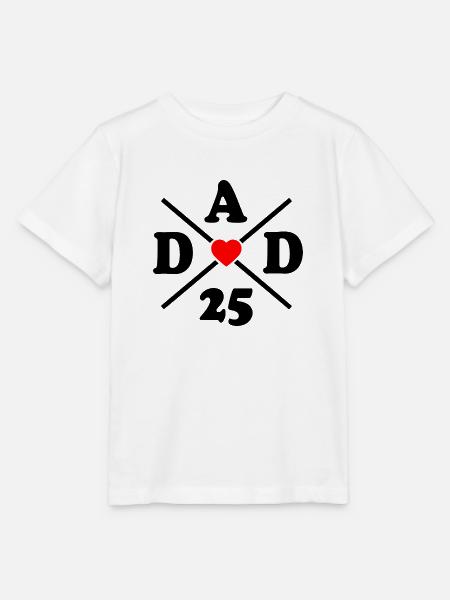 Dad 2025 - Stanley/Stella Kinder T-Shirt MINI CREATOR - Weiß