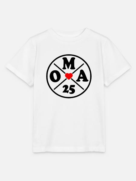 Oma 2025 - Stanley/Stella Kinder T-Shirt MINI CREATOR - Weiß