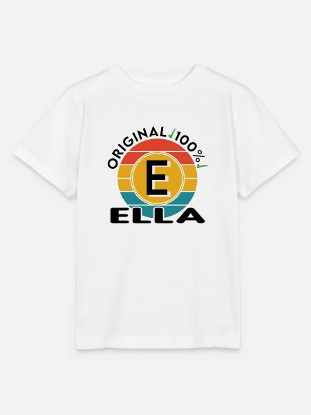 Ella - Stanley/Stella Kinder T-Shirt MINI CREATOR  - Weiß