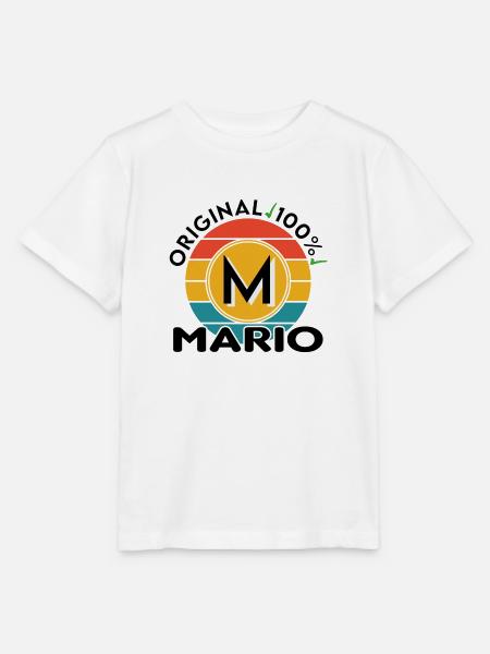 Mario - Stanley/Stella Kinder T-Shirt MINI CREATOR - Weiß