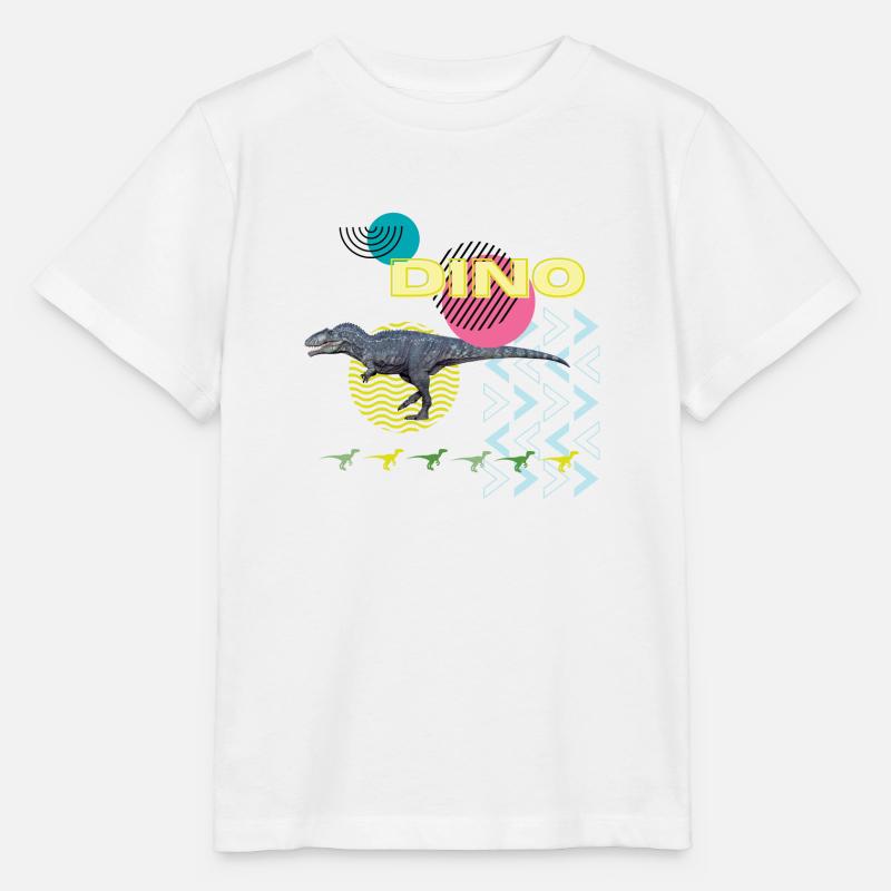 Dino - T-Rex - Stanley/Stella Kinder T-Shirt MINI CREATOR  - Weiß
