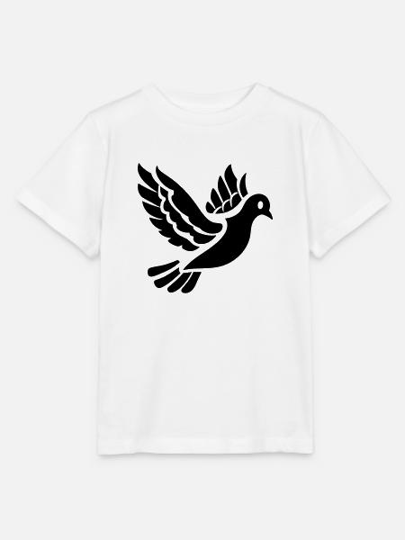 Taube - Stanley/Stella Kinder T-Shirt MINI CREATOR  - Weiß
