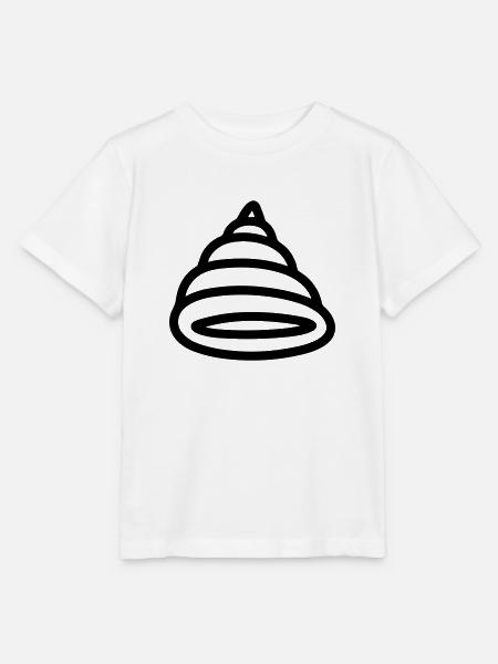 Muschel - Stanley/Stella Kinder T-Shirt MINI CREATOR  - Weiß