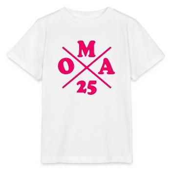 Oma 2025 - Stanley/Stella Kinder T-Shirt MINI CREATOR  - Weiß - Vorne - Maike (125cm)