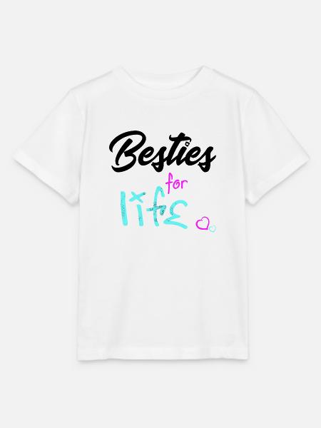 Besties for life - Stanley/Stella Kinder T-Shirt MINI CREATOR - Weiß