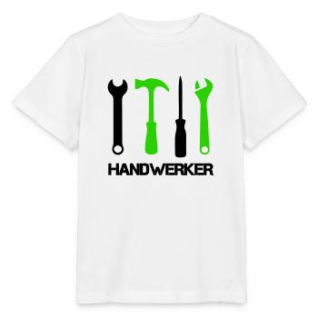 Icônes d’outils - T-shirt bio MINI CREATOR Stanley/Stella Enfant - blanc - Devant - Maike (125cm)