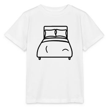 lit - T-shirt bio MINI CREATOR Stanley/Stella Enfant - blanc - Devant - Maike (125cm)