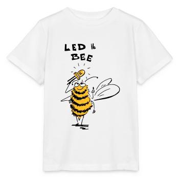 führte es Biene - Stanley/Stella Kinder T-Shirt MINI CREATOR  - Weiß - Vorne - Maike (125cm)