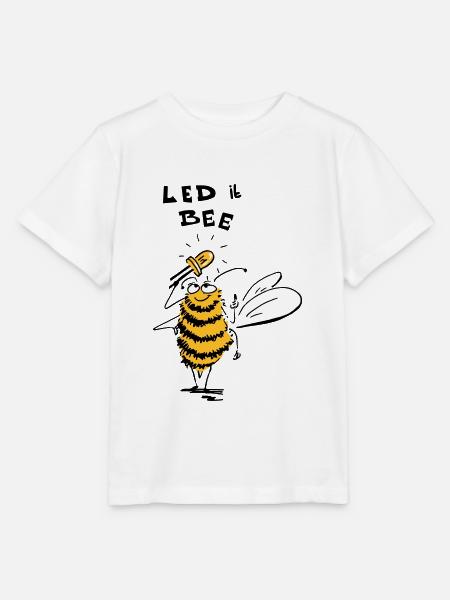 führte es Biene - Stanley/Stella Kinder T-Shirt MINI CREATOR - Weiß
