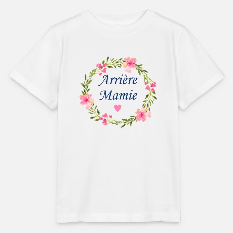 Arrière mamie - T-shirt bio MINI CREATOR Stanley/Stella Enfant - blanc