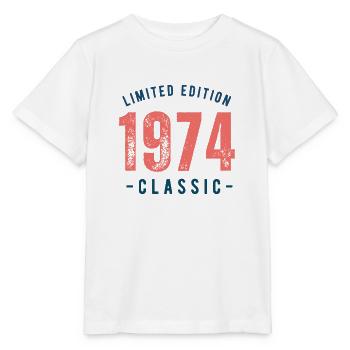 Baujahr 1974 - Stanley/Stella Kinder T-Shirt MINI CREATOR  - Weiß - Vorne - Maike (125cm)