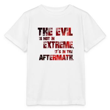Le mal n’est pas dans les extrêmes, il est dans l’après-temps - T-shirt bio MINI CREATOR Stanley/Stella Enfant - blanc - Devant - Maike (125cm)