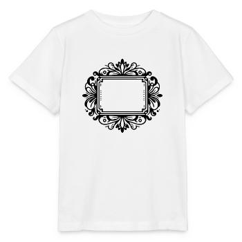 Frame Emblem Shield - Stanley/Stella MINI CREATOR Kids’ T-Shirt - white - Front - Maike (125cm)