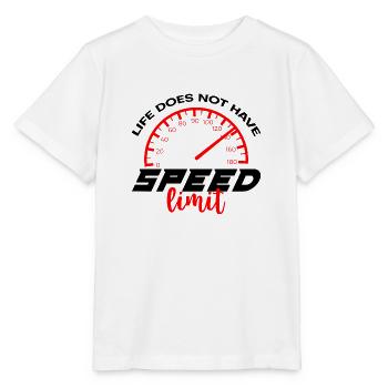 Life Does Not Have Speed Limit 4 - Stanley/Stella Kinder T-Shirt MINI CREATOR  - Weiß - Vorne - Maike (125cm)