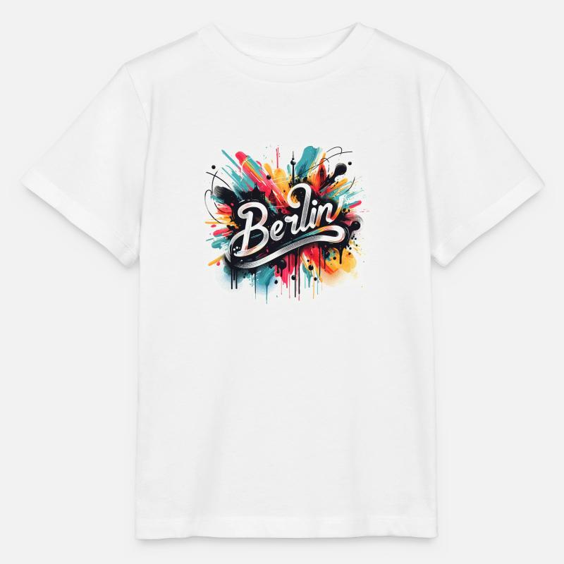 Berlin Lettering Germany Deutschland - Stanley/Stella Kinder T-Shirt MINI CREATOR - Weiß