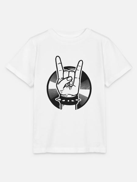Metal Musik Rock Hardcore Metal - Stanley/Stella Kinder T-Shirt MINI CREATOR - Weiß
