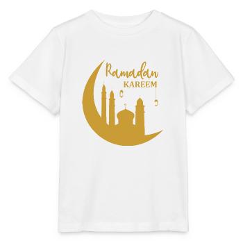 Ramadan 2023 - Stanley/Stella Kinder T-Shirt MINI CREATOR  - Weiß - Vorne - Maike (125cm)